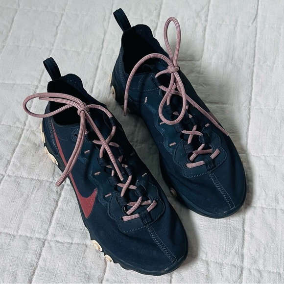 Nike Women's React 55 Black & Copper Sneakers sz 7 - Picture 1 of 10